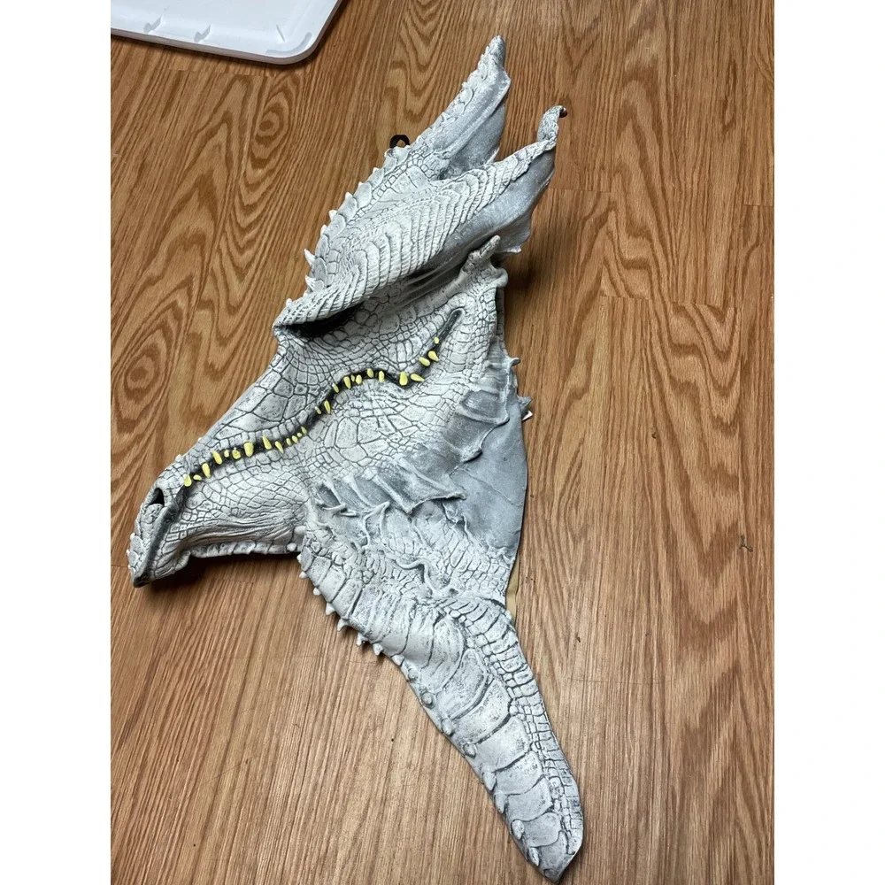 Don Post Studios Alhino Dragon Mask Halloween Costume Gray